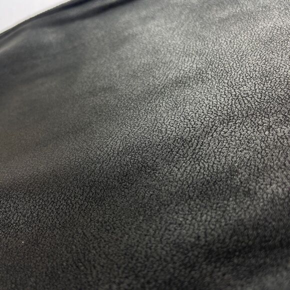 ~ SPANX 1x Leggings Vegan Leather Black Stretch Sheen Shine Faux Pleather Plus - Picture 12 of 16